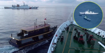 चिनियाँ जहाजले दक्षिण चीन सागरमा फिलिपिन्सको जहाजलाई यसरी ठक्कर दियो (भिडियो)